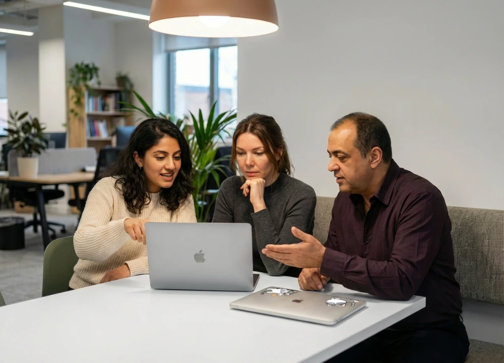 reviewing a new crm tool to manage clients more effectively